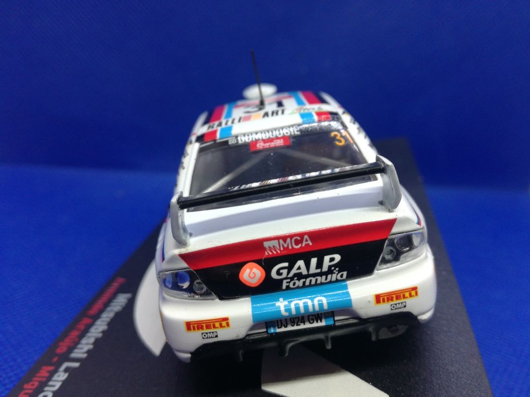 N.143 Miniatura Mitsubishi Lanver Evo IX Armindo Araujo 2010 Rally Mex