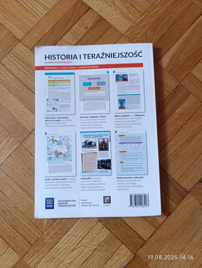 Podręcznik historia i teraźniejszość 1. Liceum i technikum 1 klasa