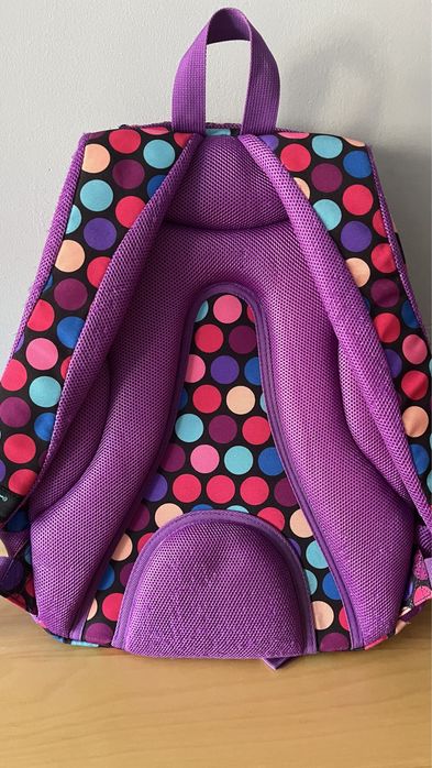 Plecak szkolny w kropki