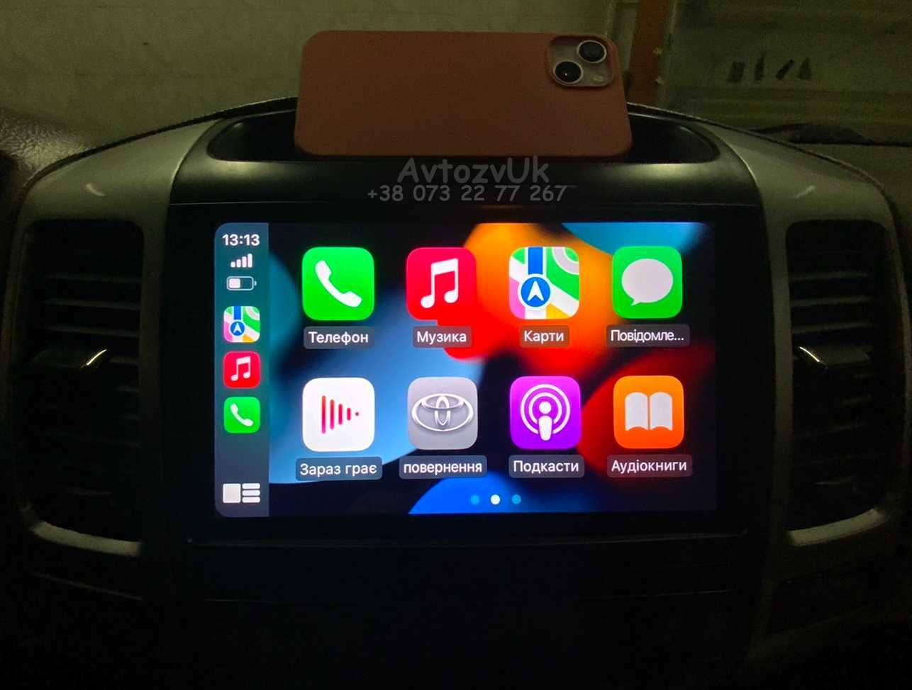 Магнитола PRADO 120 Toyota Lexus GX470 Прадо 2 din CarPlay Android 14