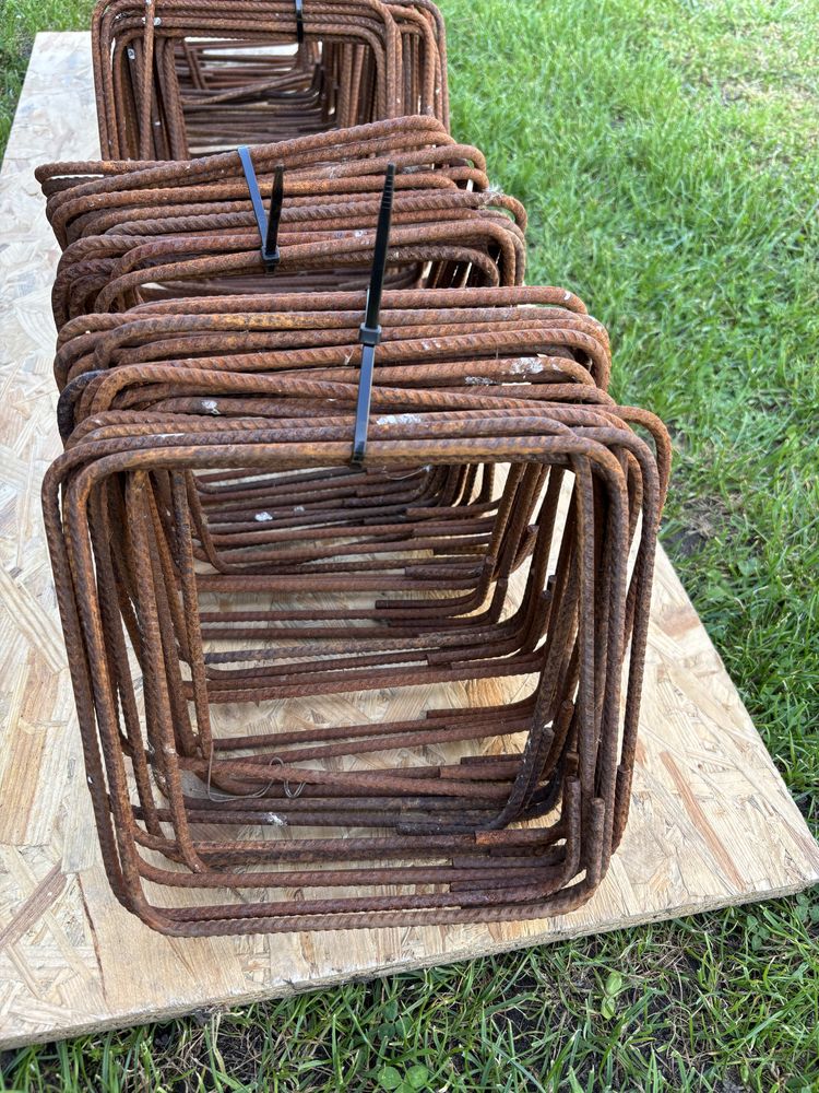 Strzemiona 21x22x6 drut prosty fi 6
