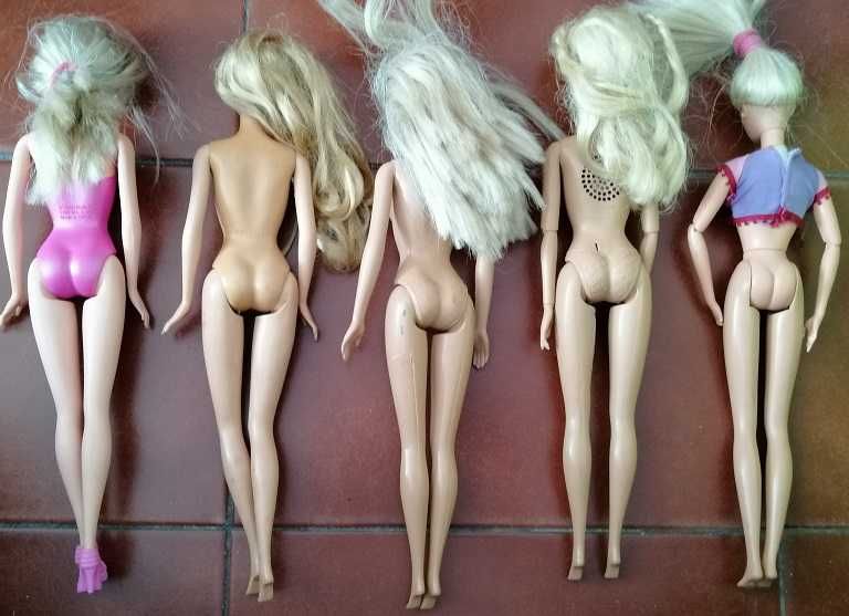 Lote 10 bonecas Barbie Mattel Indonesia China - Vintage Barbie Doll