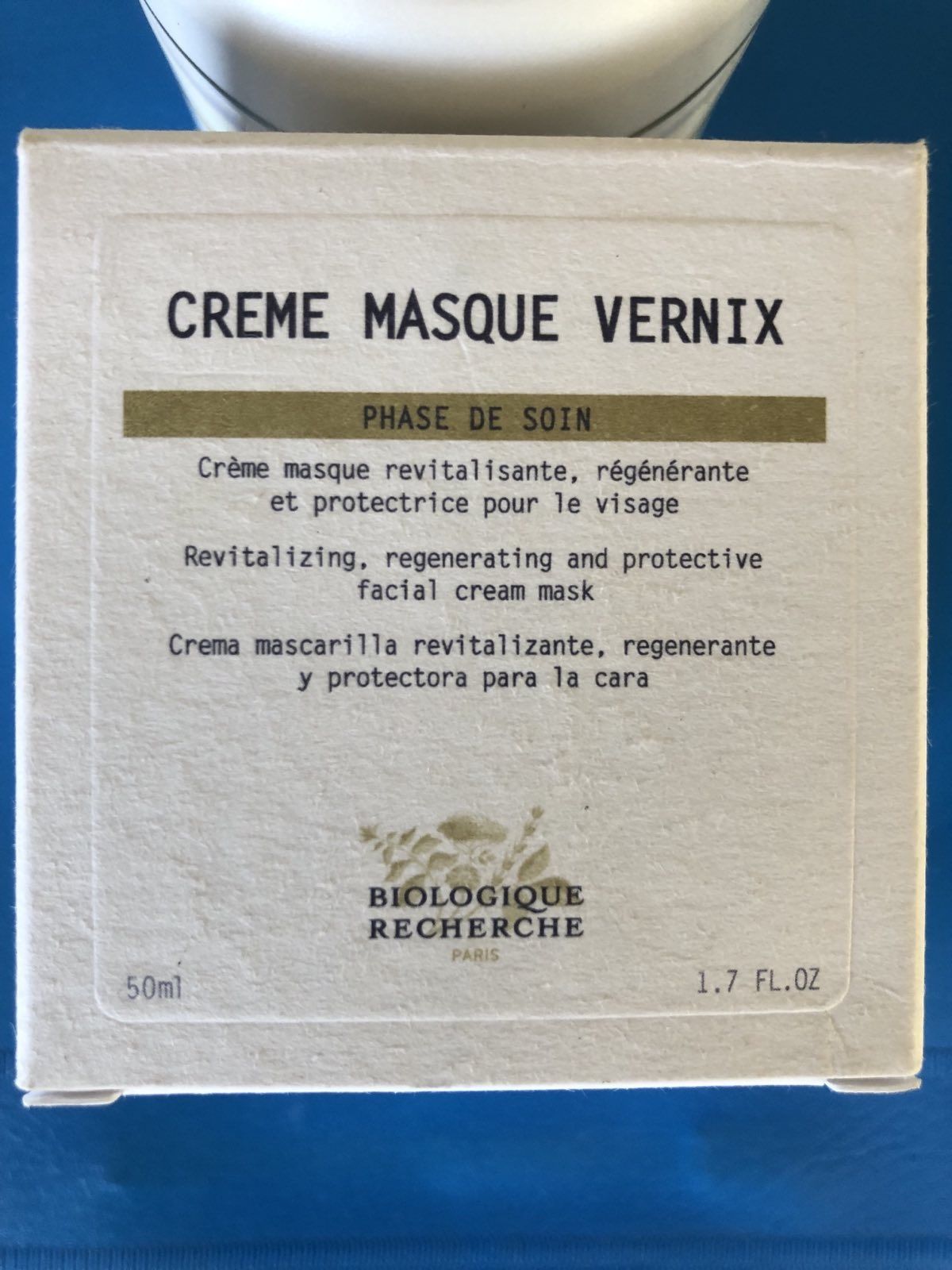 Крем-маска VERNIX MASQUE 50ML. Made in France.