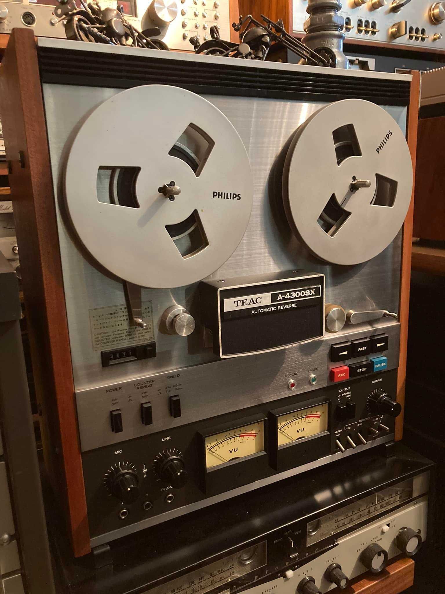 Studio Retrospekcja Teac A-4300SX po dokładnym Serwisie-Szpule-Gwar.