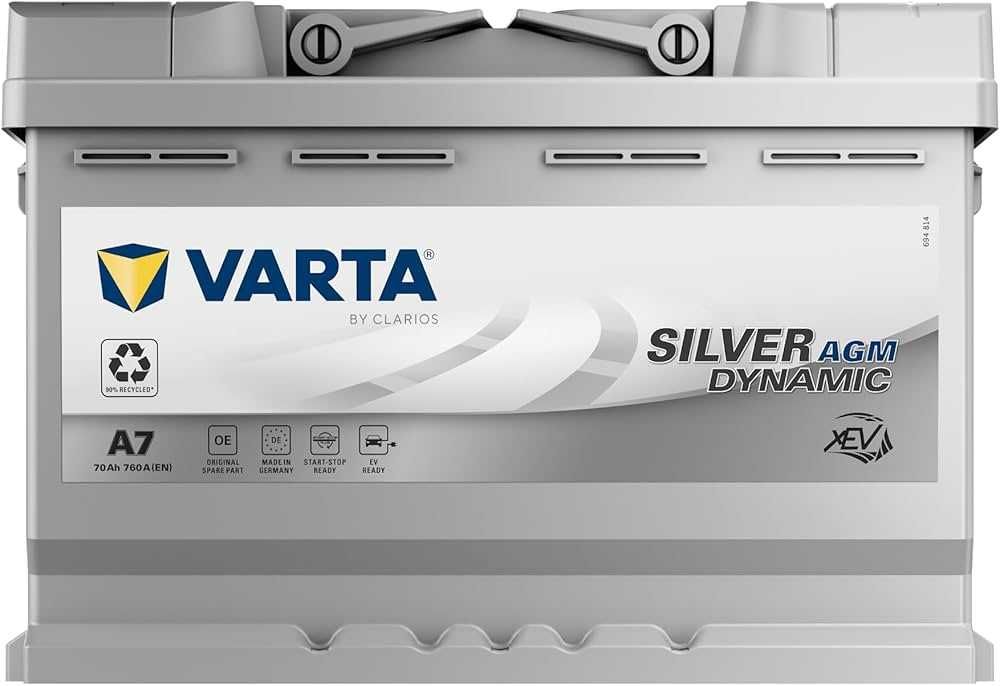 Akumulator VARTA AGM A7 12V 70Ah 760A