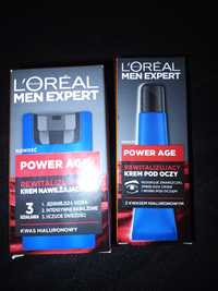 L'Oreal Men Expert Power Age + Power AGE krem pod oczy.