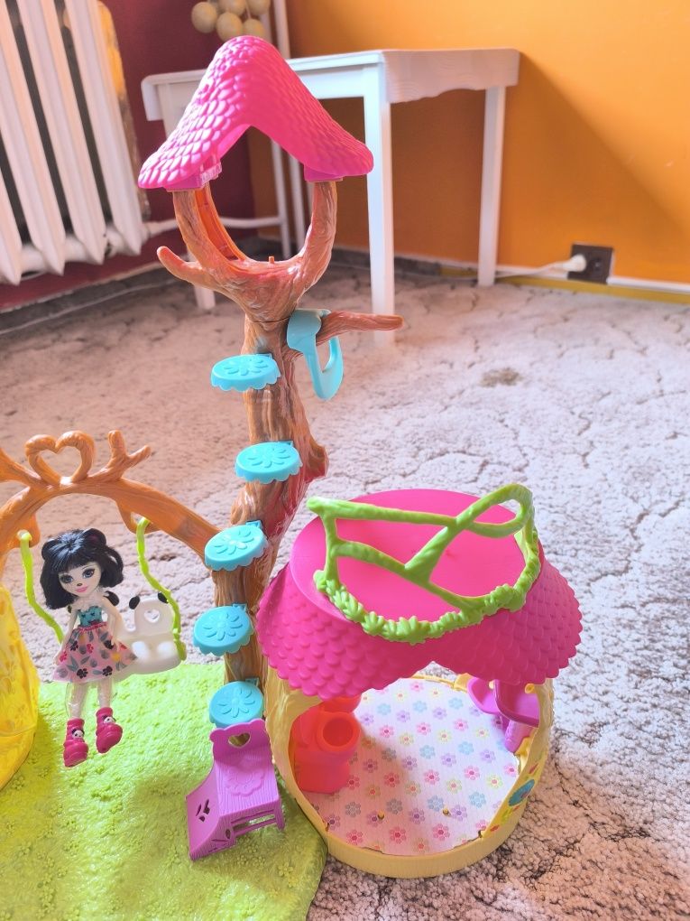 Enchantimals duży domek Panda stan bardzo dobry