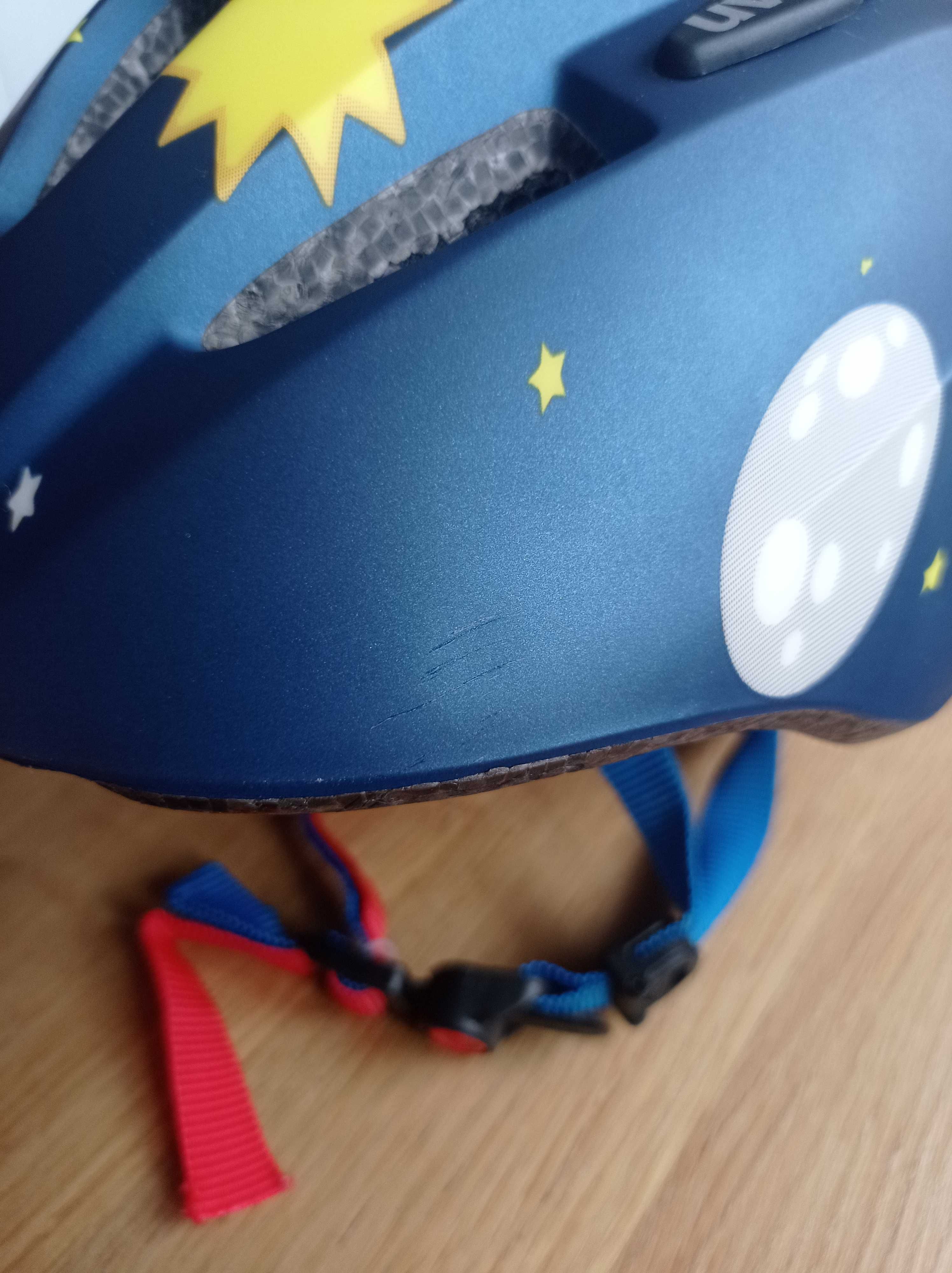 Kask Dziecięcy Rowerowy UVEX KID 2 CC Granatowy Rozmiar: 15 46-52 CM