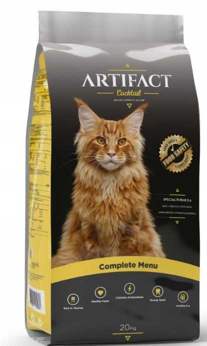 Artifact Cat Fish 20kg karma dla kotów dorosłych z dodatkiem ryby