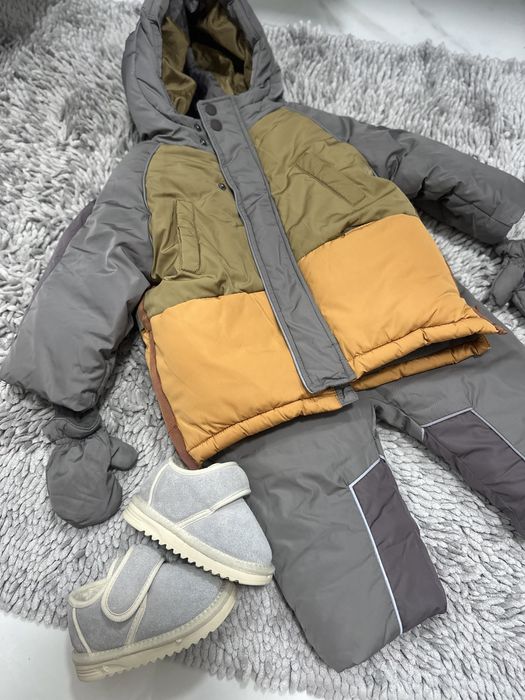 Куртка штани зимові  zara комбенізон 86-92