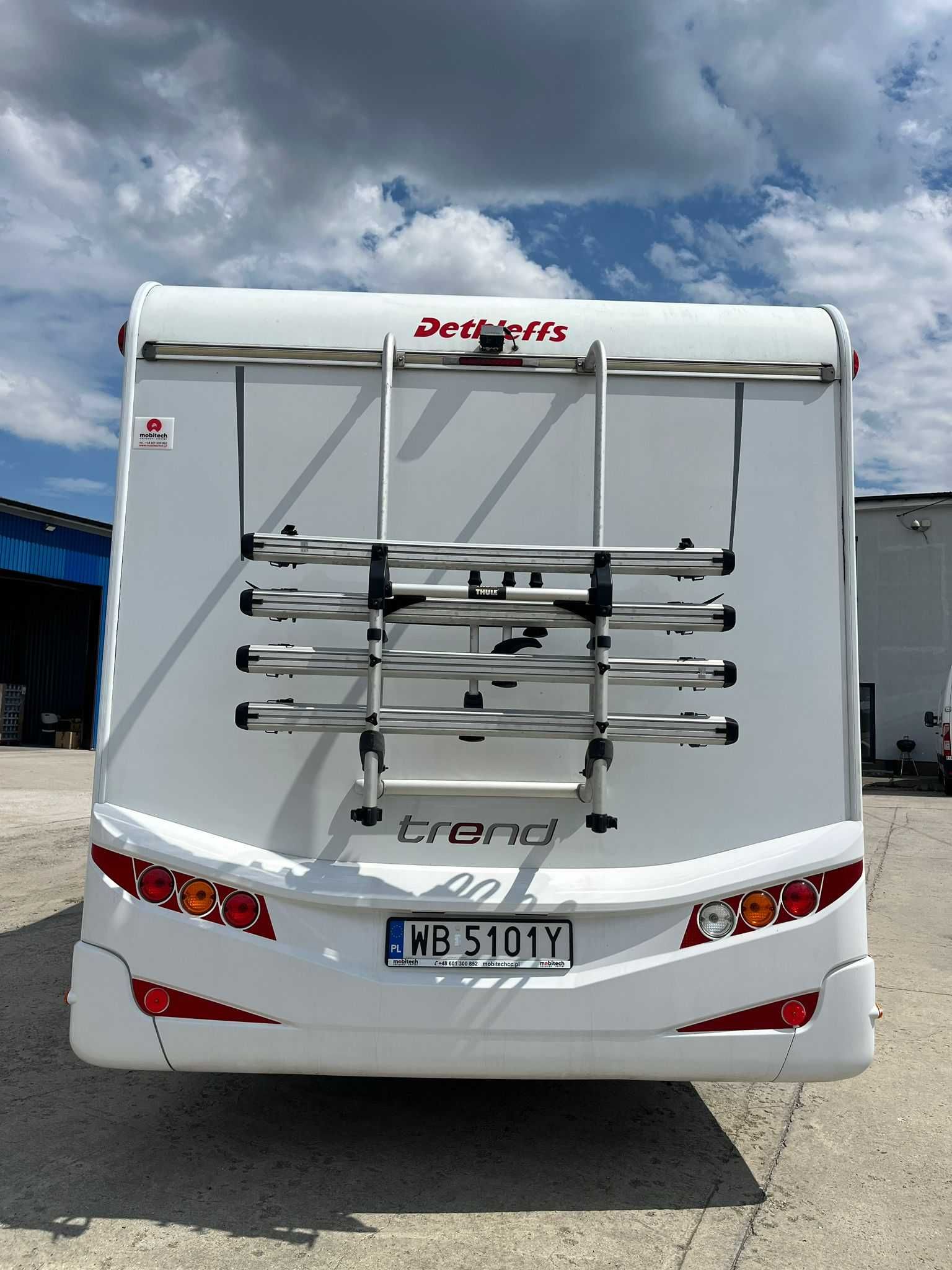 Kamper Dethleffs Trend 7057 eb 160km cesja zimowy,solary, tv,klima,itd