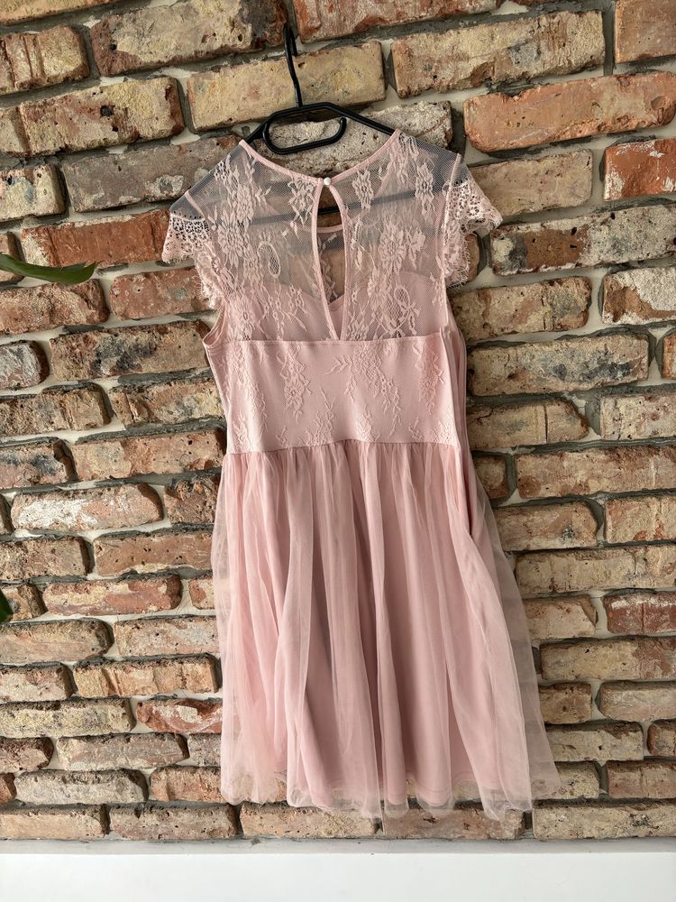 Sukienka tiulowa m/l/xl  kimunia wesele impreza wizytowa za kolano