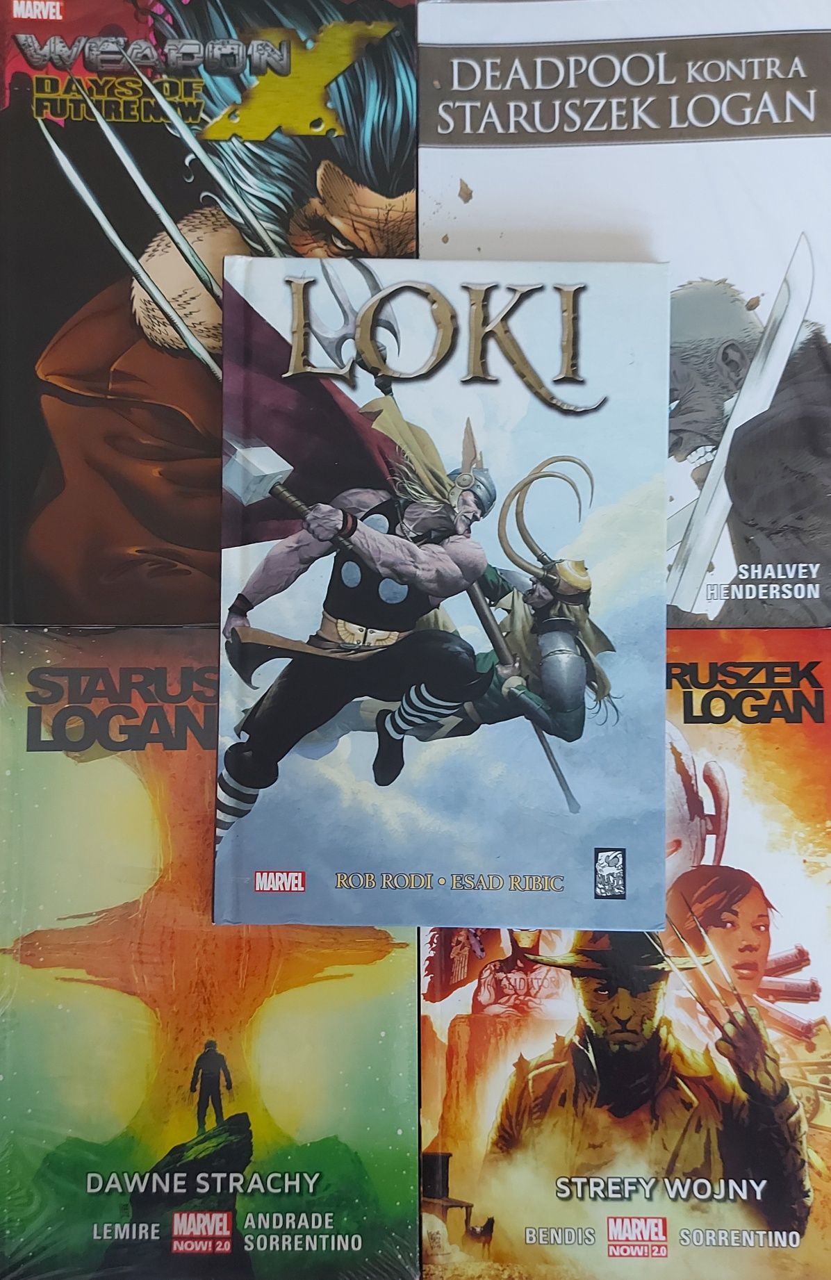 Loki + Wolverinekomiks polecam