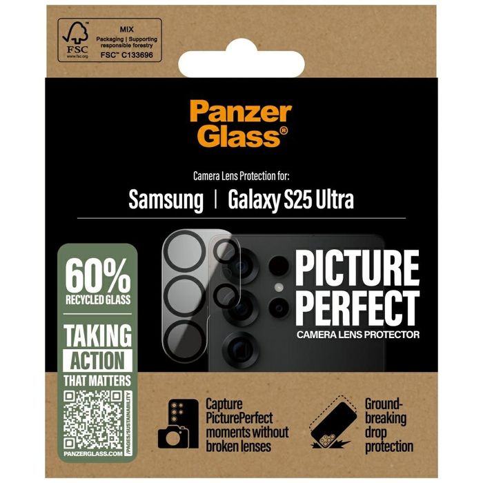 Szkło hartowane na obiektyw PanzerGlass do Samsung Galaxy S25 Ultra