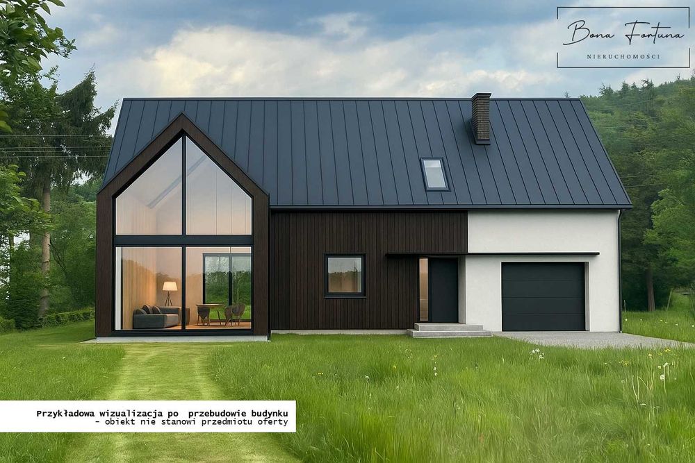 Do sprzedaży budynek mieszkalno-gospodarczy pow. 250 m2 Glinik Polski