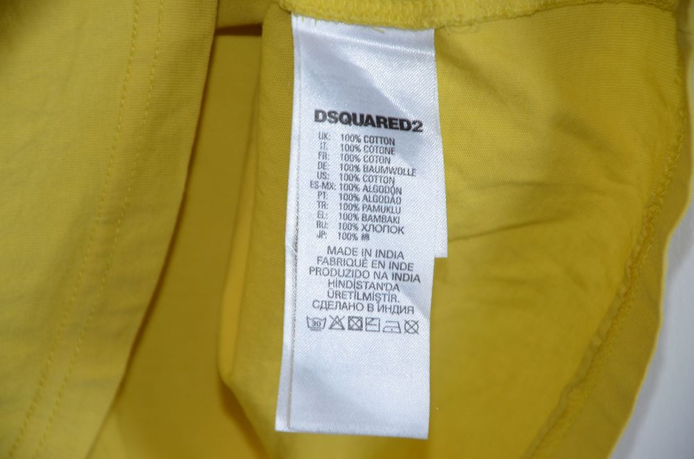 DSQUARED2 t-shirt 12 lat  żółta