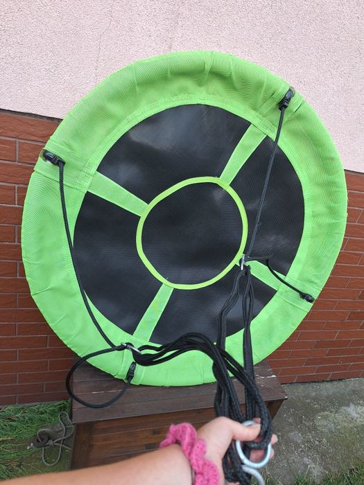 Huśtawka MIRPOL Bocianie gniazdo Nest 95 cm zielona