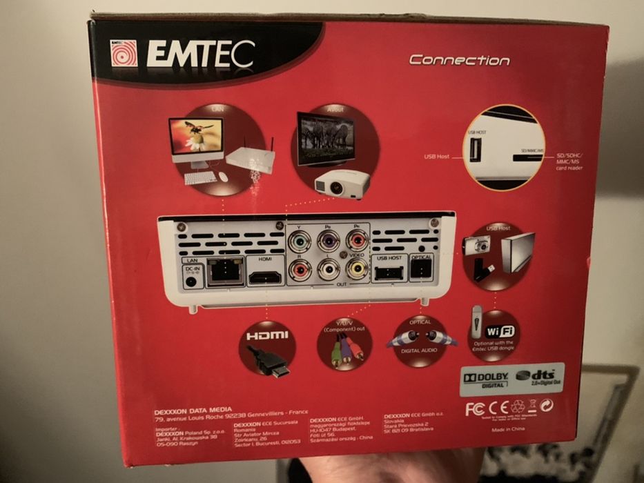 Leitor Multimédia EMTEC 1080p