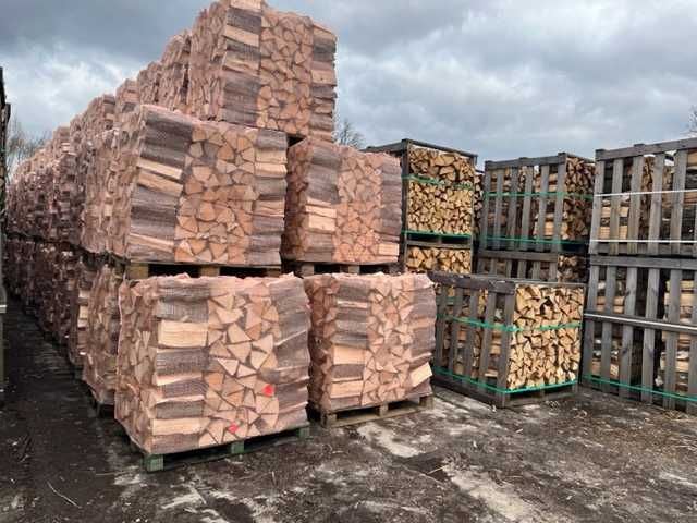 Drewno kominkowe i opalowe, świeże lub suche