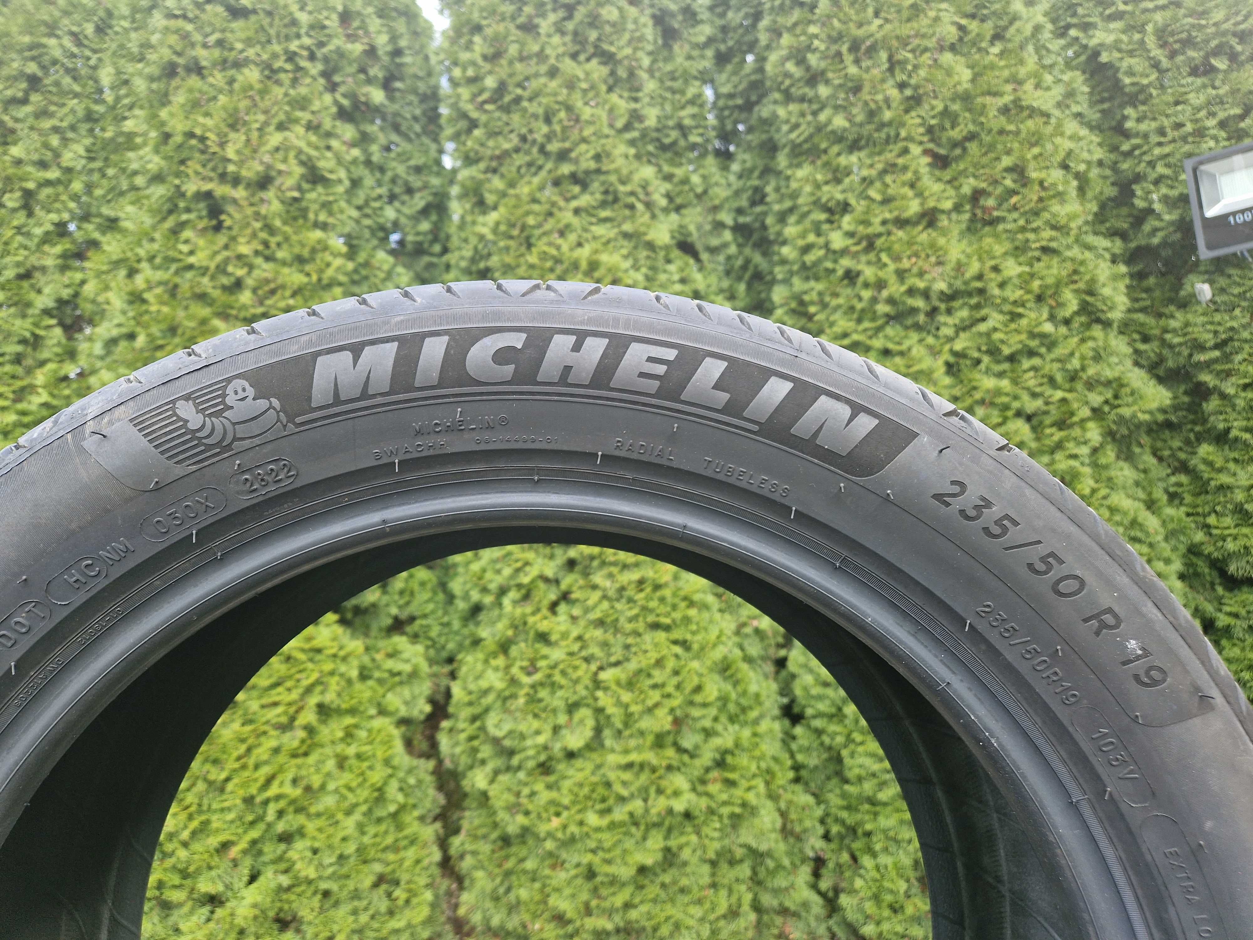 Opony letnie 19" 235/50 r19 dot 2822 jak nowe michelin primancy 4