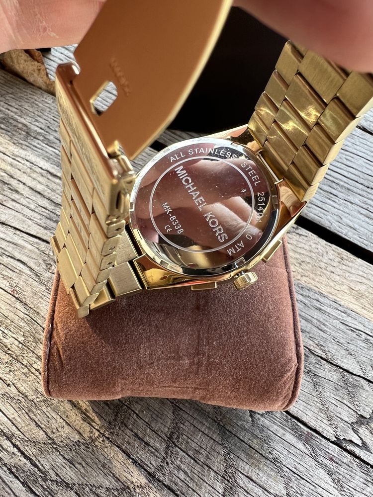 Męski zegarek Michael Kors MK8338 w kolorze złotym
