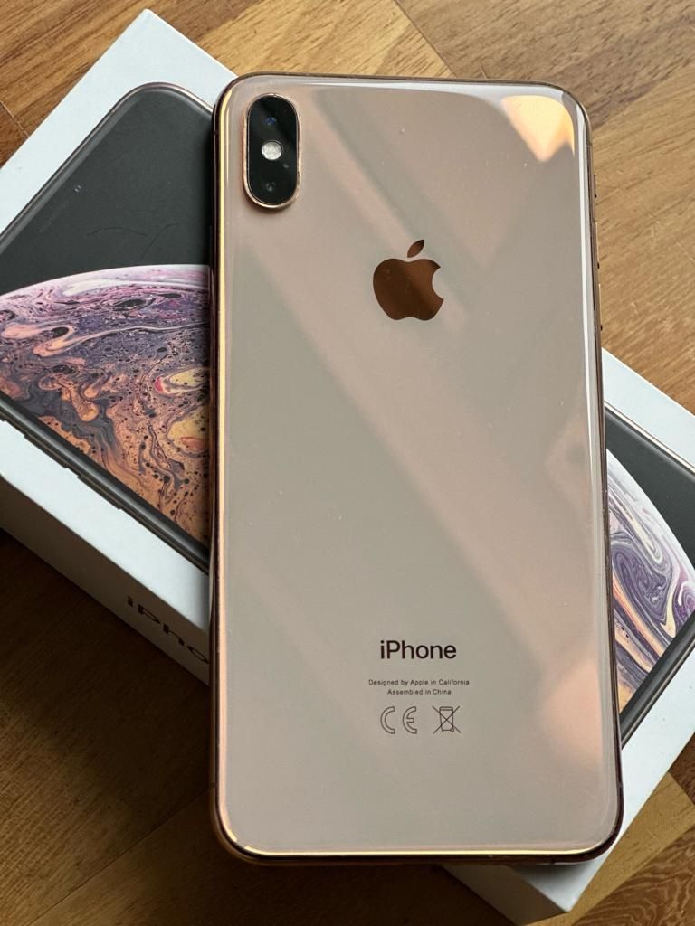 iPhone XS Max 64GB Gold odnowiony - stan igła! Złoty