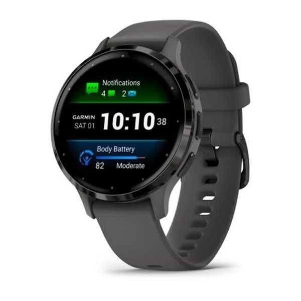 Venu 3S з сірим корпусом та силіконовим ремінцем 010-02785-00