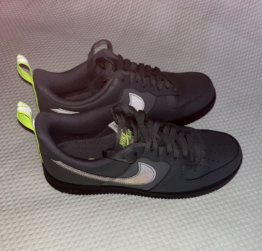 Nike Air Force 1 ‘07 Iron Grey/ Black-Volt