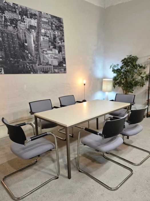 Zestaw konferencyjny, stołu i 6 krzeseł / TRANSPORT GRATIS