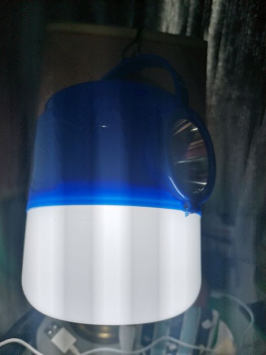 Лампа фонарь 25Вт заряд солнце+ usb