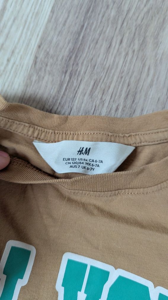2 szt letnie koszulki t-shirt HM Reserved 110