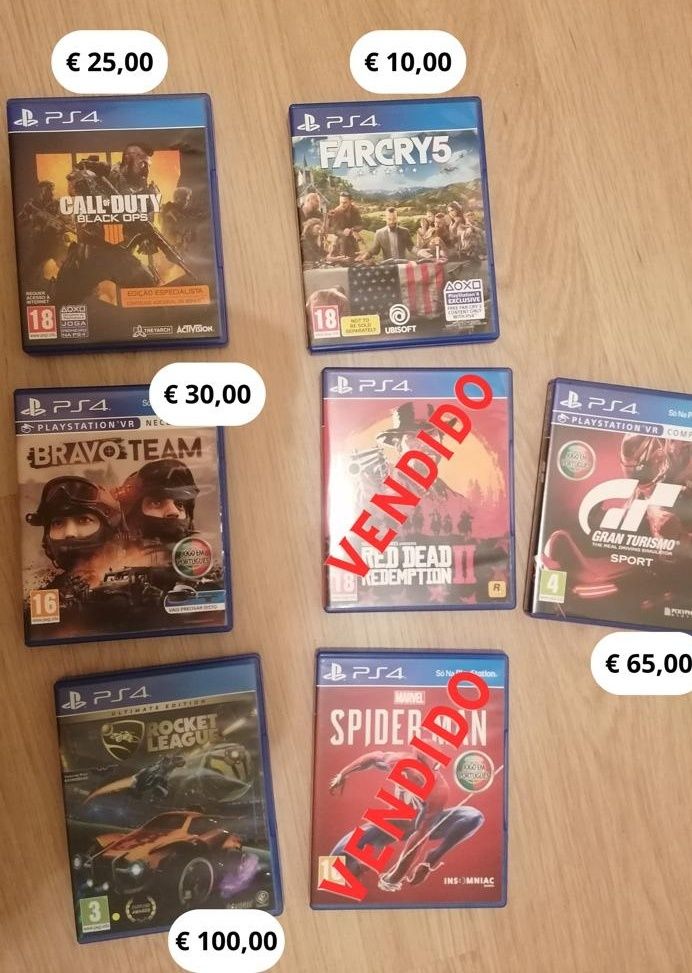 Jogos PS4 desde 10eur