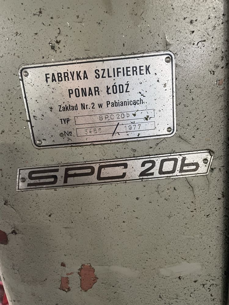 Szlifierka do płaszczyzn spc 20 b