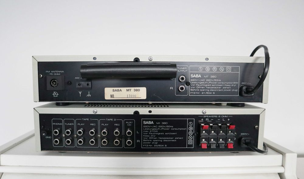 Стойка усилитель + тюнер SABA MI 380 SABA MT 380