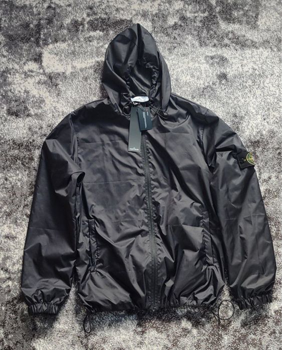 Вітровка stone island black, ветровка