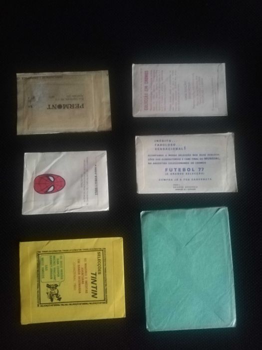 Carteiras fechadas de cromos