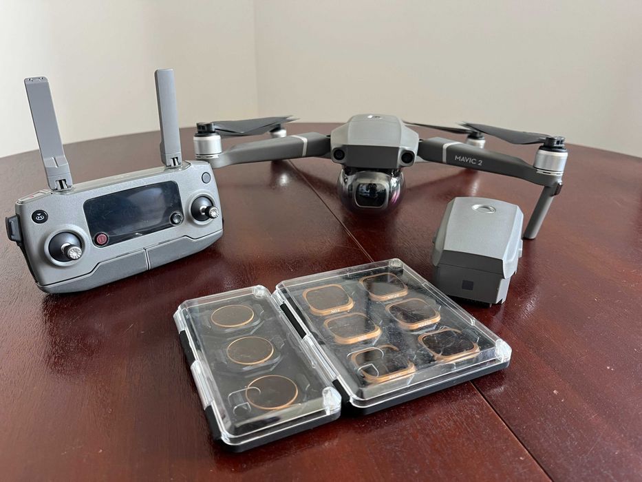 DJI Mavic Pro 2 com caixa original e Filtros Polar Pro