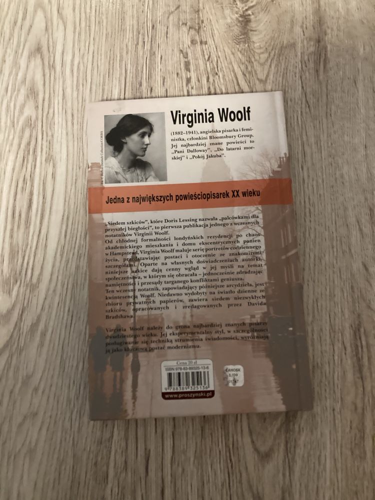 Siedem szkiców Virginia Woolf wstęp Doris Lessing