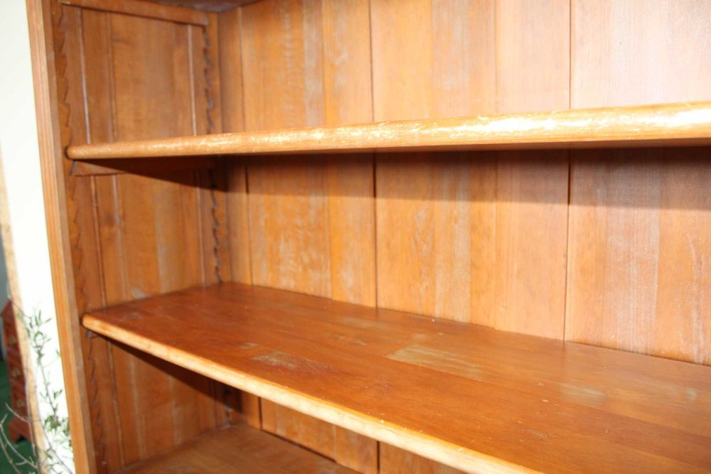 Regał drewniany masywny vintage stylizowany farmhouse