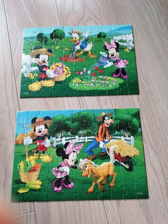Puzzle z Myszką Miki 2w1