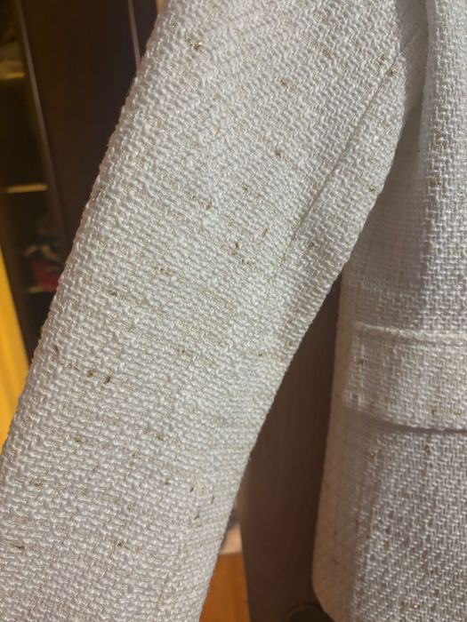 Marynarka tweedowa jak chanelka rozmiar M