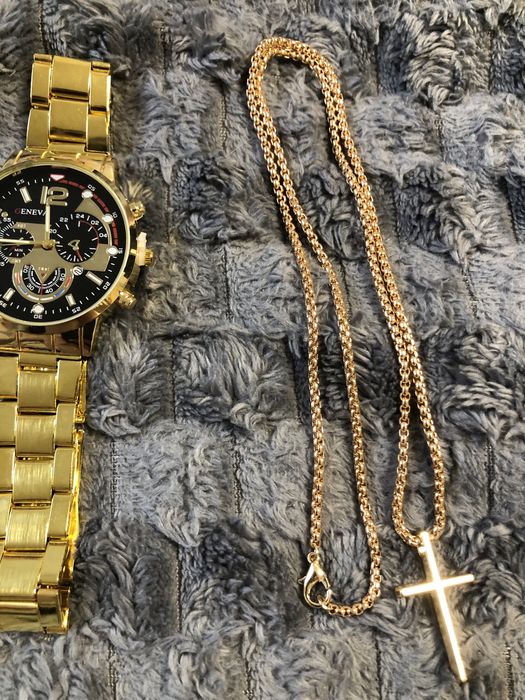 Набір біжутерії золото срібло