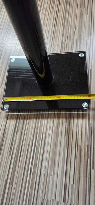 Podstawki 2 szt. pod kolumny 73 cm czarne SUPER STAN