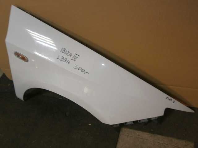 seat ibiza IV błotnik prawy biały LB9A