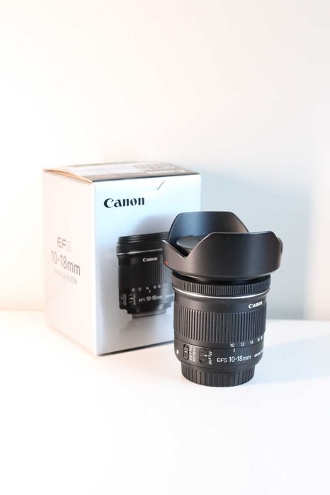 Obiektyw Canon 10-18mm f/4.5-5.6 IS STM FV23% APS-C EF-S filtr UV