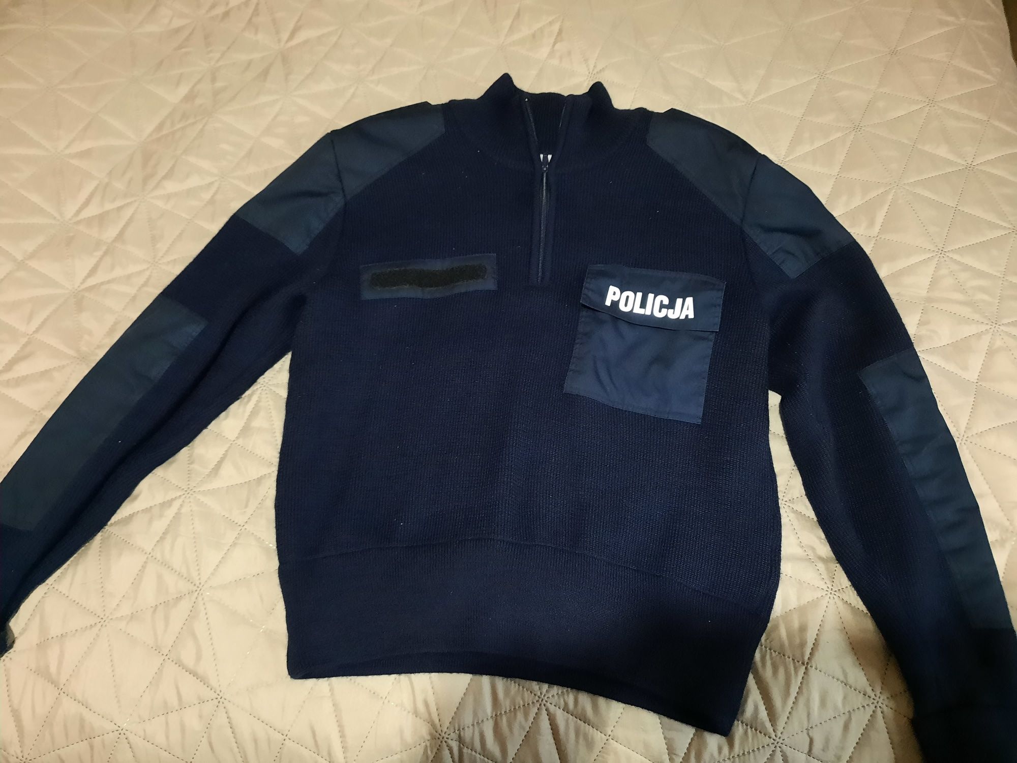 Swetr służb mundurowych policji