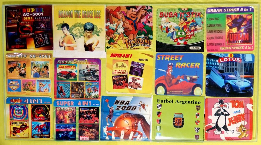 Sega Картинки, наклейки и платы для картриджей сега