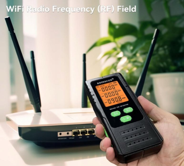 Miernik pola elektromagnetycznego tester EMF do pomiaru promieniowania