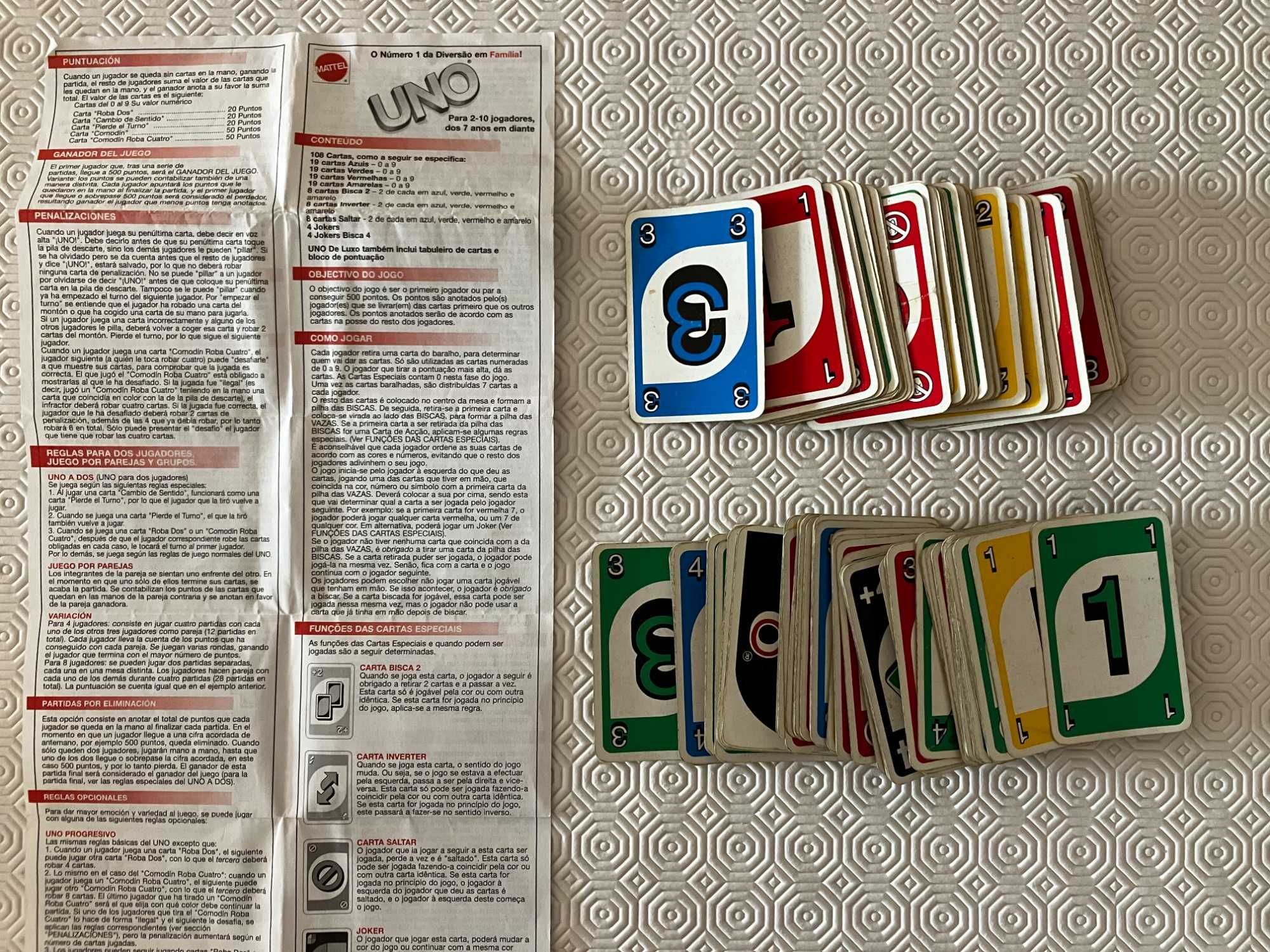 Uno Cartas Deluxe