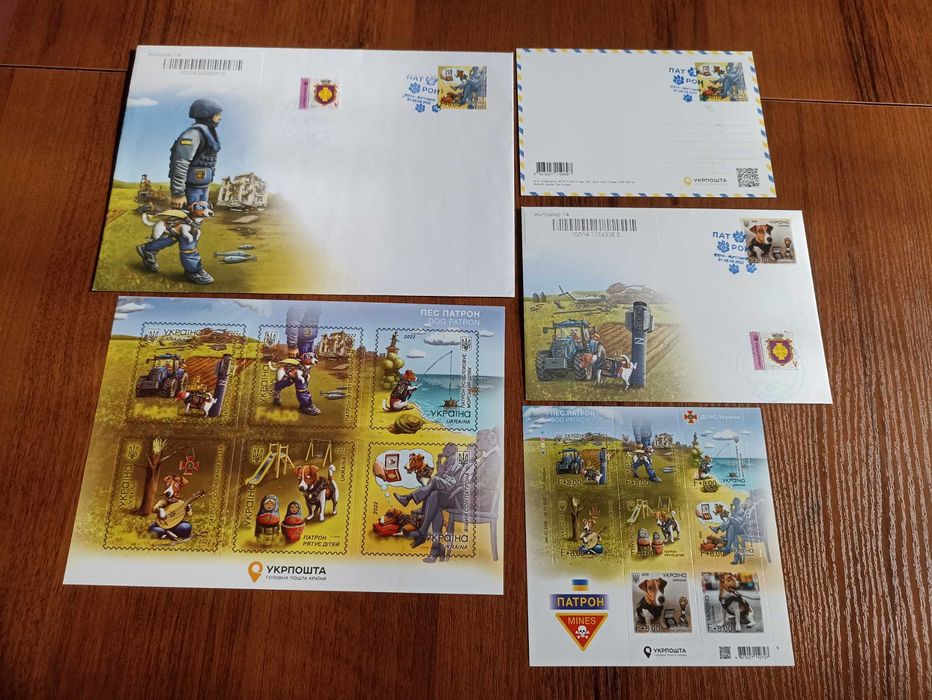 Конверти Спецпогашення, Листівка Спецпогашеня-Житомір. Наклейки.